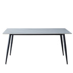 Tavolo Mila 140 × 80 cm con piano in ceramica effetto marmo