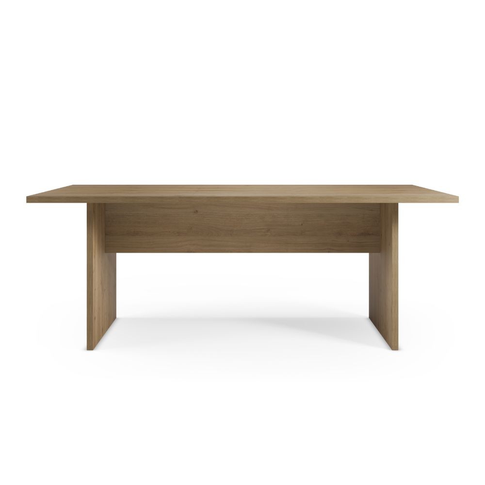Tavolo rettangolare fisso Loana in rovere cadiz 200x100x75 H cm.